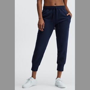 Fabletics Navy Blue Go-To Tapered Jogger / Sweatpant - Size M